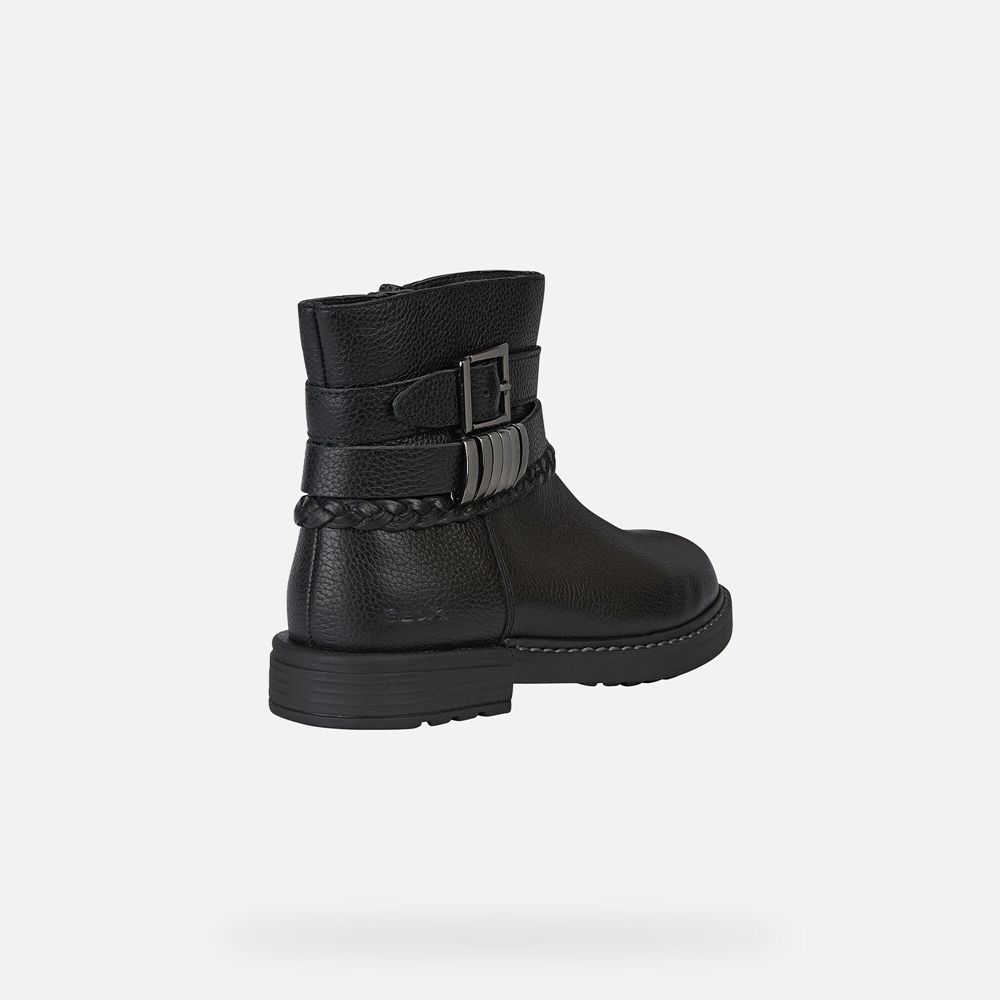 Geox Ankle Boots Black Eclair - Geox Girls Shoes - ISHRWD861